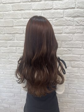 アンククロス 表参道(ANKH CROSS) ボブから馴染ませカットとエクステ80枚でナチュラルロングヘア