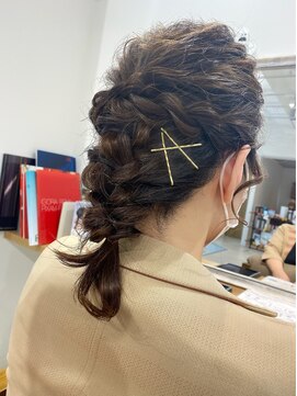 ネイロ 錦糸町(NeiRo) 結婚式ヘアセット　編み込みヘアアレンジ　早朝対応可能