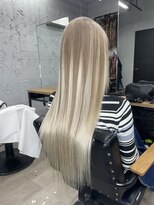 ヘアスタジオワン 藤沢店(HAIR STUDIO ONE) ミルクティーベージュホワイトグラデーション