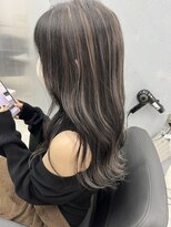 アオアクア バイ グルグル 小岩店(ao akua by GULGUL) .グレージュ×contrast highlight.