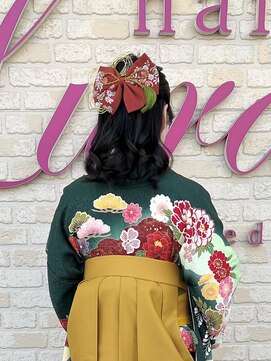 コアフィールドマサコ 北島店 ハーフアップ