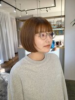 コポル(Copol) ぱつっとボブ×夏カラーヘーゼルベージュ