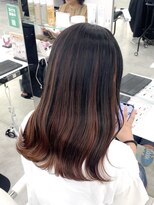 ブラウン(Brown) オレンジインナーカラー♪