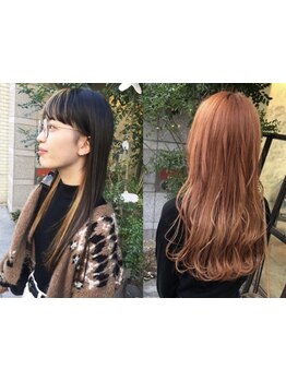 ＜髪質に合わせたレシピで施術＞個性引き立つカラーからナチュラルな透明感などしてみたいカラーを叶える♪