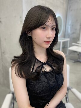 アリュウル 表参道(ALLURE) 2wayシースルーバング×グレージュカラー◯伊藤