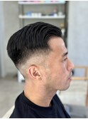 メンズフェードスタイル短髪刈り上げツーブロックメンズカット