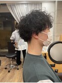men'sーツ マッシュ　ストリート