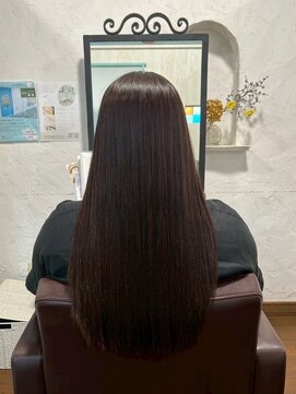 コルテ 倉敷西坂店(CoRte.) モテ髪/重めロング/エイジングケア/縮毛矯正風ストレート/艶髪