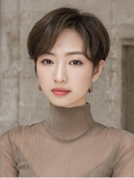 ドロシー(dorothy) カーキ ショートマッシュ ハンサムショート