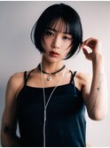 《benji》顔まわりにレイヤーボブ