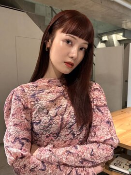 ケイトミラー(KATE Mirror) 【KANON】ロングヘアオン眉オレンジブラウン