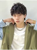 フェザーショート 刈り上げセンターパート ニュアンスデザイン