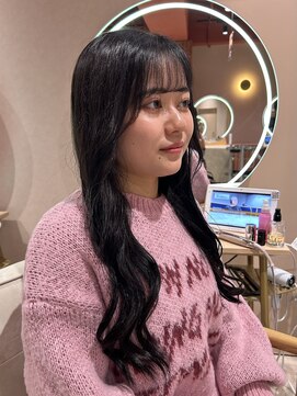 ヘアーアンドメイク ビス(HAIR&MAKE bis) ブリーチなしでできる!透明感ブルーブラック【立川/沙久楽】