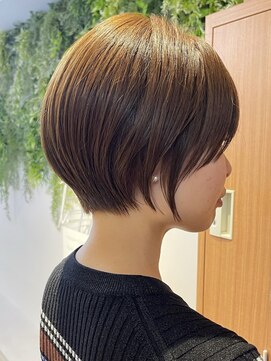 ヌリ 錦糸町(NuRI) ◎前下がりショートボブハンサムショートカットカラーパーマケア