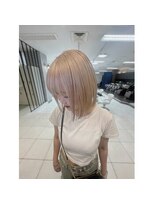アース 上大岡店(HAIR&MAKE EARTH)&nbsp;ダメージを感じさせないホワイトブロンド【上大岡】