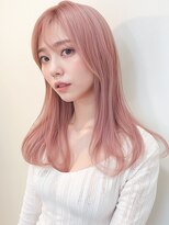 カバーヘア ブリス 戸田公園西口店(COVER HAIR bliss)&nbsp;ダブルカラー/透明感/ハイトーンピンク/大人ガーリーp戸田公園
