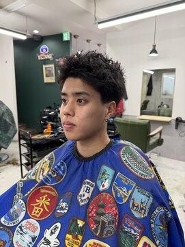 ザスーツブラザーズ(THE SUITS BROTHERS) MEN'SHAIRウルフカルマパーマメンズショートイージーパーマ