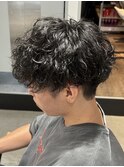 波巻きスパイラルパーマ/ツイストスパイラルパーマ/メンズパーマ