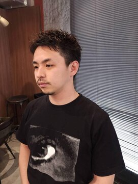 ブロック ジャポン(bloc japon) メンズショート ピンパーマ  ツイストパーマ/池田裕和