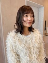 オン キャナルシティ博多前店(on)&nbsp;【晴音】くびれミディアム/オリーブブラウン/20代