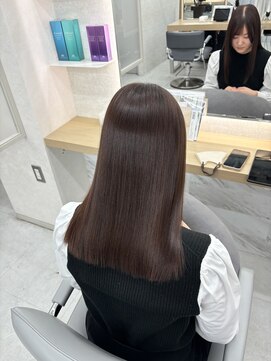 ユアーズヘア 池袋(youres hair) 髪質改善ストレートブラウン