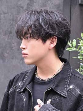 ネクストメンズ 表参道(NEXT men's) シャドウパーマ ニュアンスパーマ 韓国風ナチュラルマッシュ