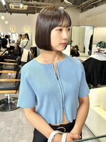 ジーニー 横浜(giinii)&nbsp;大人可愛い20代30代前下がりボブ/切りっぱなしボブ/ミニボブ