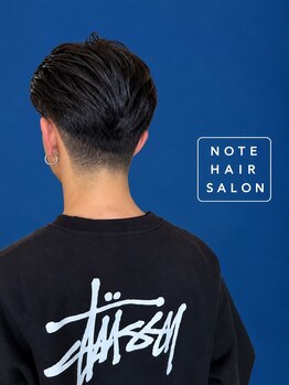 ノート ヘアーサロン(NOTE HAIR SALON)の写真/デキる男は身だしなみから!大人の男性ビジネスフェードで、爽やかなオシャレを演出しませんか?◎
