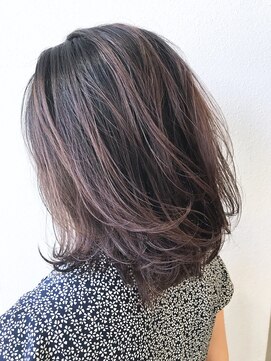 エイト 沖縄豊崎店(EIGHT toyosaki) 【EIGHT 豊崎】お客様スタイル_ワンレンバレイヤージュ