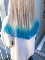 ジーナ(XENA)&nbsp;ホワイト裾ブルー