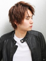 好感度アップ　ビジネス　ショートレイヤー　かき上げヘア
