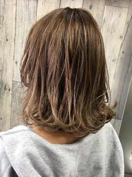 レーヴ リゾート 池袋(Reve resort) ことりベージュハイライトカラー！