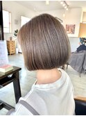 【orange大分賀来】前下がりショートボブ・アッシュカラー