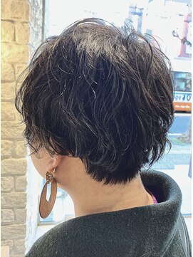 ルカ(Luca) おとなのウェーブショート＊20代・30代・40代◎//山崎香菜子