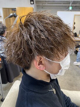 エルオム(EL.HOMME) 【Ryo】ツイストスパイラル／ライトブラウン