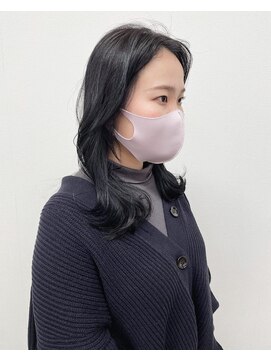 シェノン 梅田(CHAINON) 韓国人風レイヤーカット×くびれミディ×ヨシンモリ