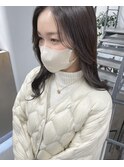 透け感オリーブグレージュ