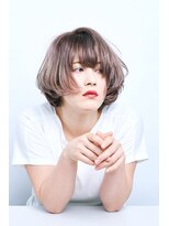 ユニックス 赤羽店(UNIX)&nbsp;ふんわりボブスタイル[グレージュカラー/グレーベージュ]◎30代