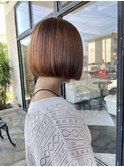 切りっぱなしボブ