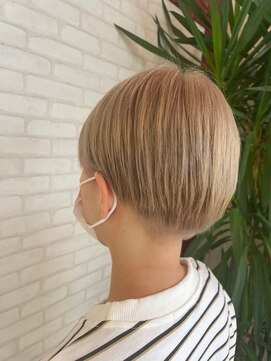 ビス ヘア アンド ビューティー 西新井店(Vis Hair＆Beauty) 透明感カラー★ダブルカラーブリーチミルクティーベージュ