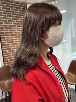 ヘアーアンドメイク ビス(HAIR&MAKE bis)&nbsp;赤み消し透明感カラー【加藤沙久楽】