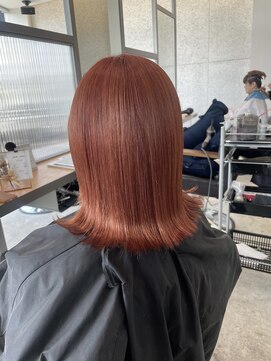 ストゥー(StueW.) オレンジブラウンカラー【岡山】【倉敷】【髪質改善】