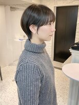 ショートボブ/簡単スタイリング/丸みショート/可愛い/20代30代
