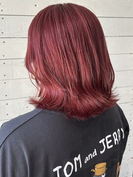 ルノン フィージュ(LUNON fieju) レッドカラー/チェリーピンク/ブリーチカラーハイトーン