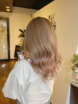 ヘアデザイン ヴォワール(hair & design voir) ミルクティベージュ