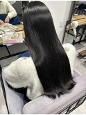 酸性ストレートヘルシースタイル髪質改善艶髪ロング都島