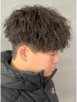 バース バイ ハピネス(BIRTH by happiness)&nbsp;奈良men's縦落ちツイストスパイラルパーマ　ショートマッシュ