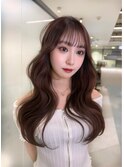 【西村光平】艶カラー/前髪顔周り/韓国ヘア