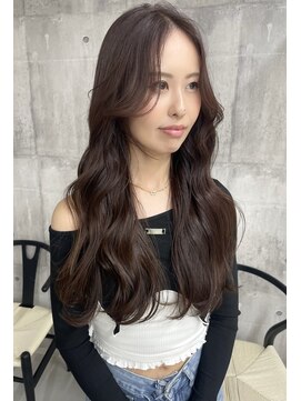 エライトランドマーク(ELIGHT LM) ブラウンラベンダー×ロングレイヤー