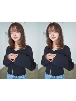 1人ひとりの骨格から計算する独自の顔周り似合せカット！【京都/レイヤーカット/韓国風/髪質改善】